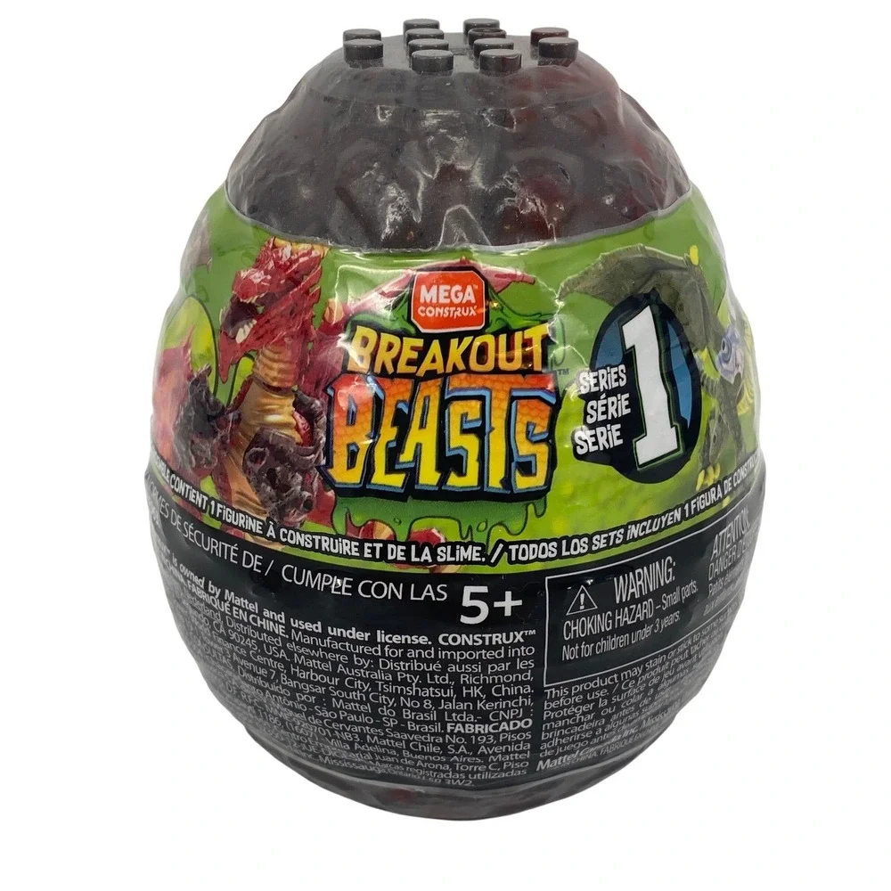 Mega Construx Breakout Beasts Series 1‎ Mystery Egg GCK31 New Sealed
